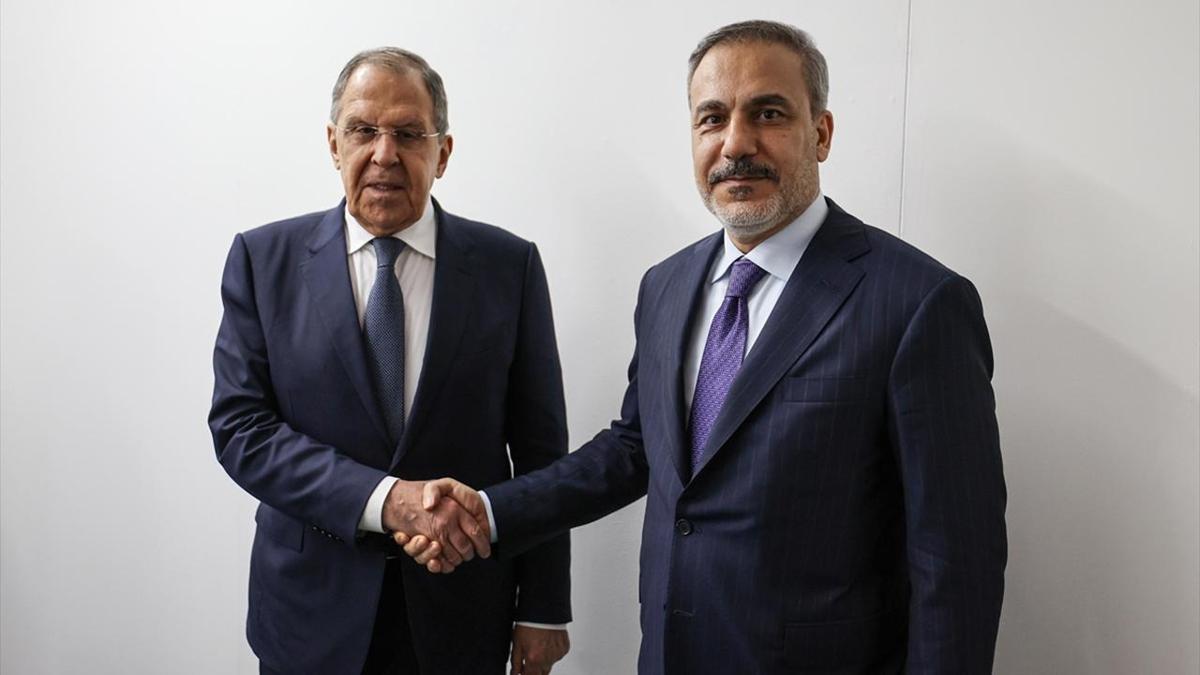 Bakan Fidan, Lavrov ile grt