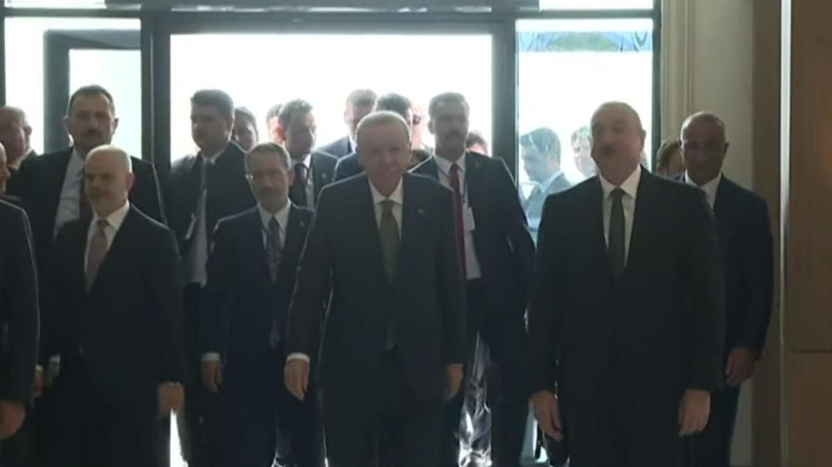 Bakan Erdoan ikili grme gerekletirecei otele giri yapt