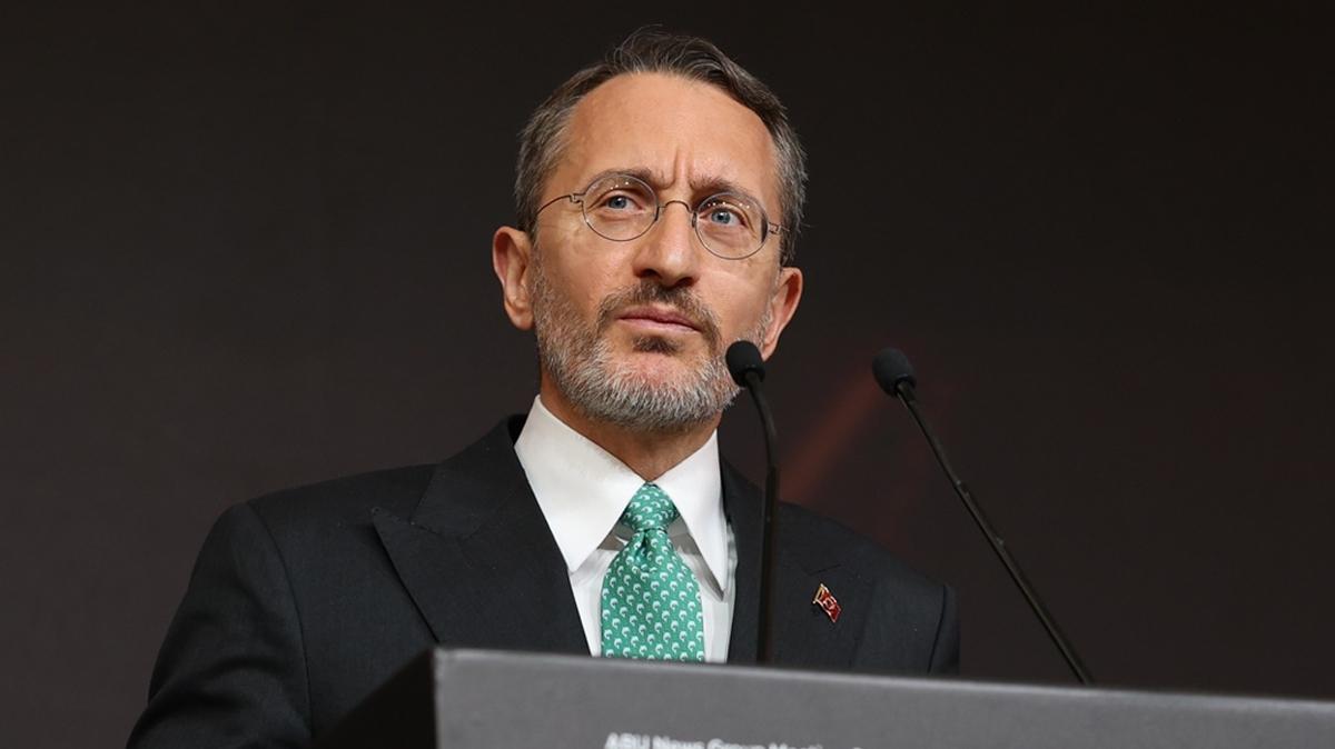 letiim Bakan Altun'dan basn mensuplarna saldrya knama