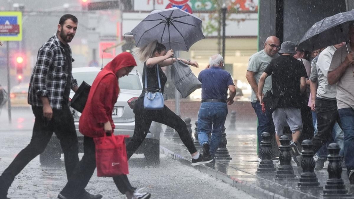 Kuvvetli ya kapda... 5 gnlk yamur mesaisi balyor