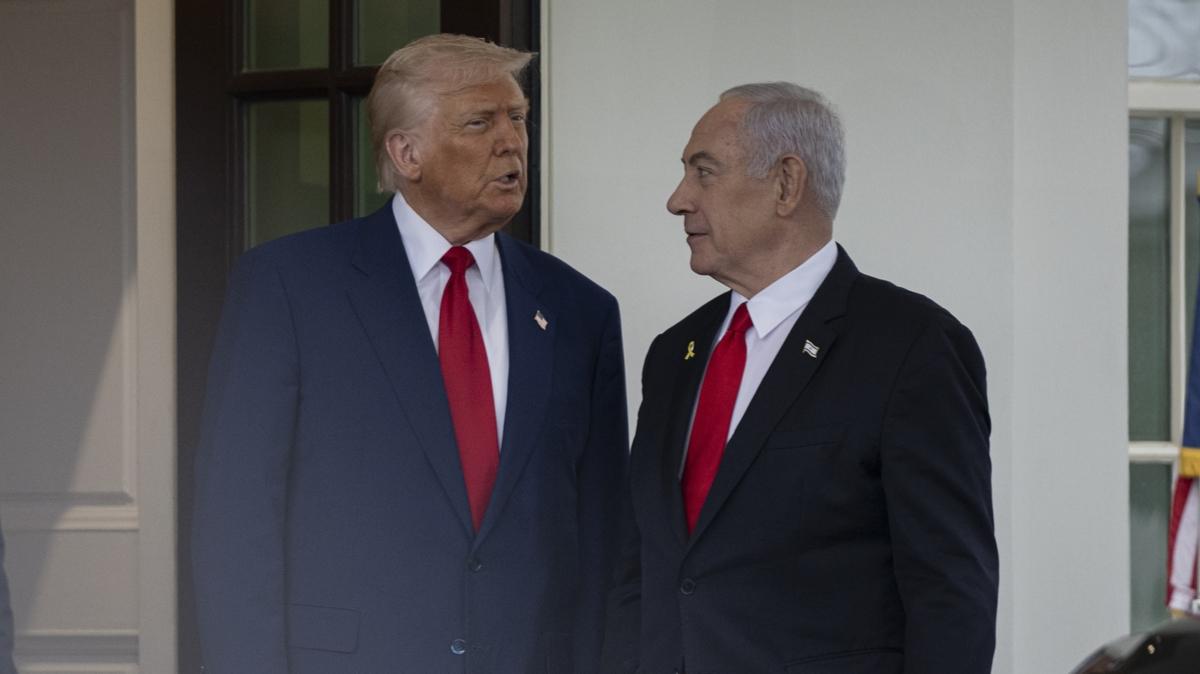 Trump'tan Netanyahu'ya "nkleer mzakere" uyars