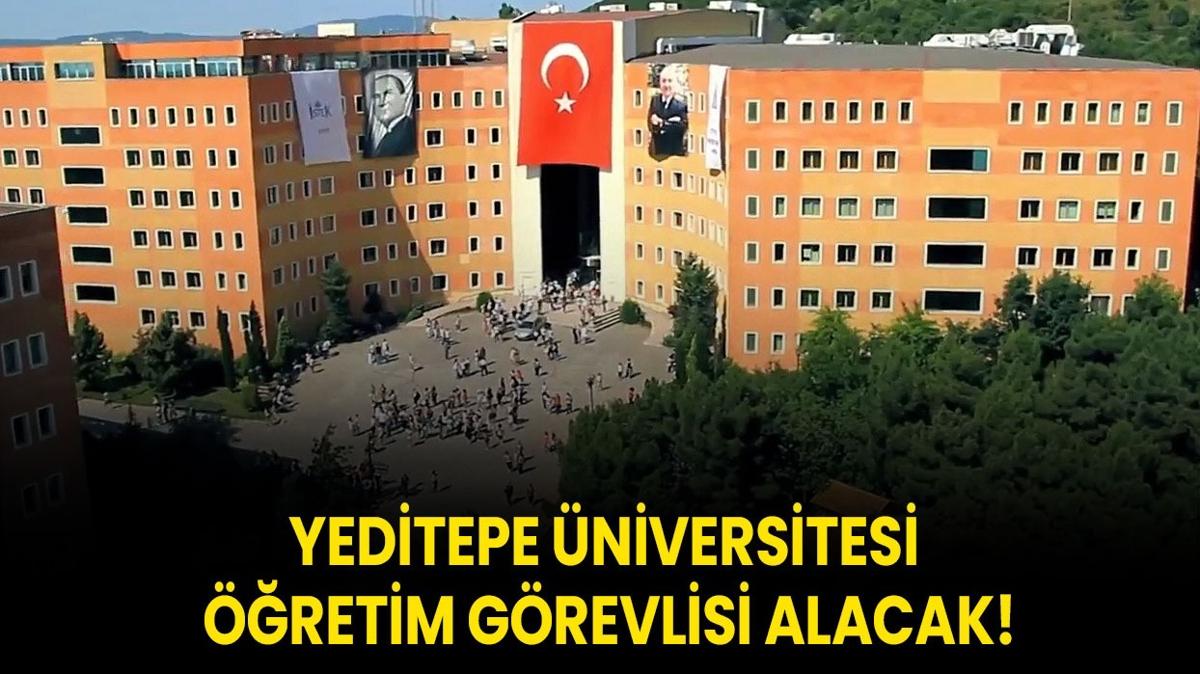 Yeditepe niversitesi retim Grevlisi alacak!