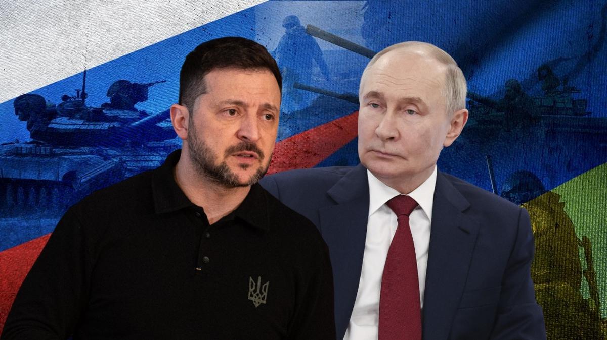 Zelenski "Putin'le grmeye hazrm" dedi: En gereki yer Trkiye