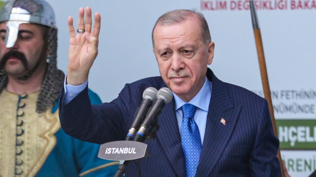 Bakan Erdoan'dan muhalefete "yolsuzluk" tepkisi: En sevdikleri yeil; Benjamin Franklin yeili