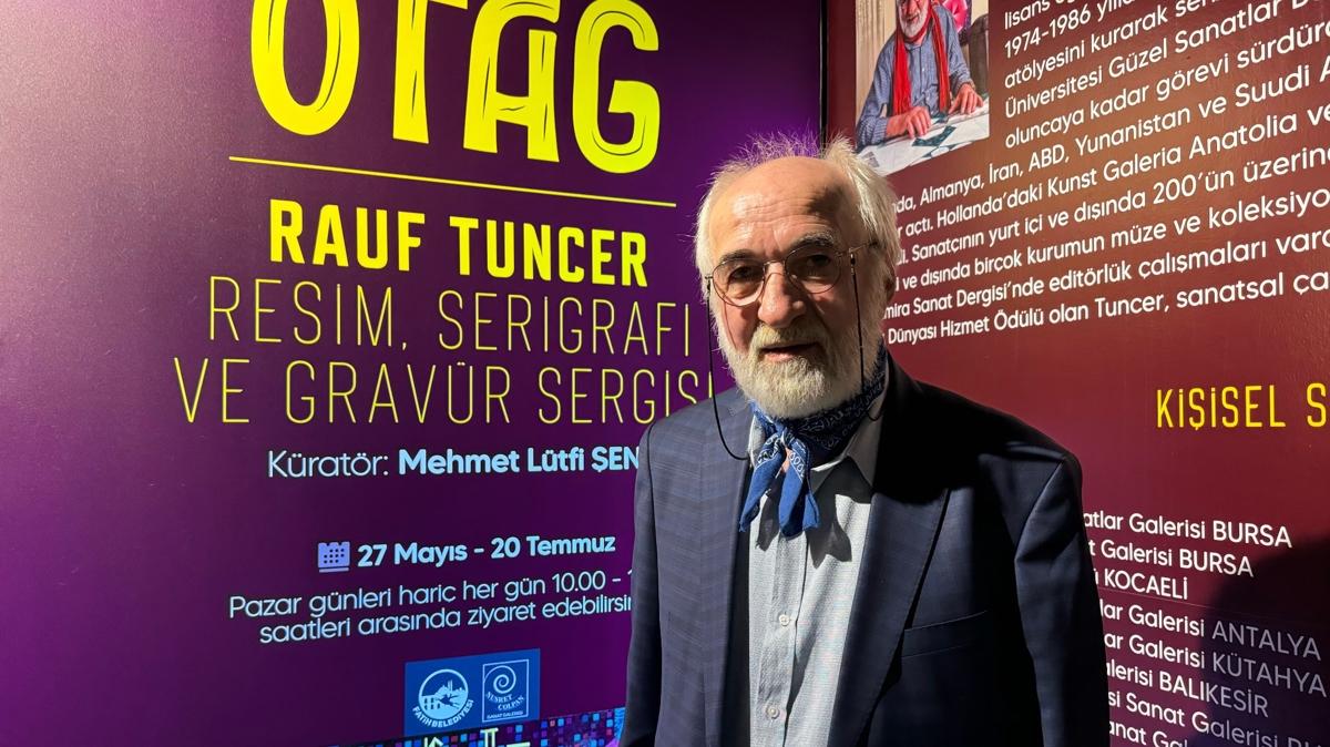 Ressam Rauf Tuncer'in "Ota" sergisi Nusret olpan Sanat Galerisi'nde ald