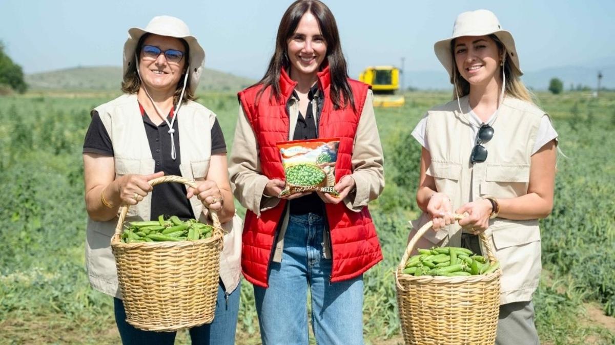 Tarmn Kadn Yldzlar'nn emeiyle  SuperFresh Ege'den Hasat Bezelye