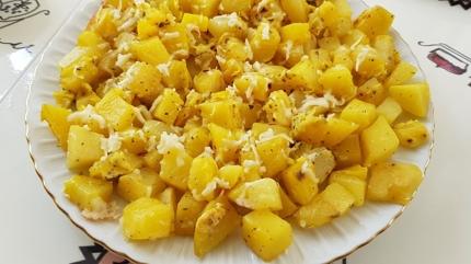 Azlarn suyunu aktan kahvaltlk tarif: Patates kavurmas... Pf noktas patateslerin yumuayana dek halanmas