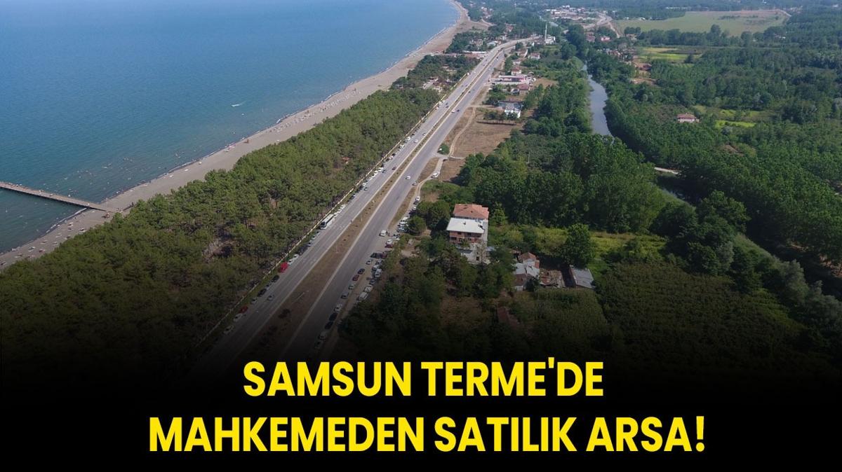 Samsun Terme'de mahkemeden satlk arsa!