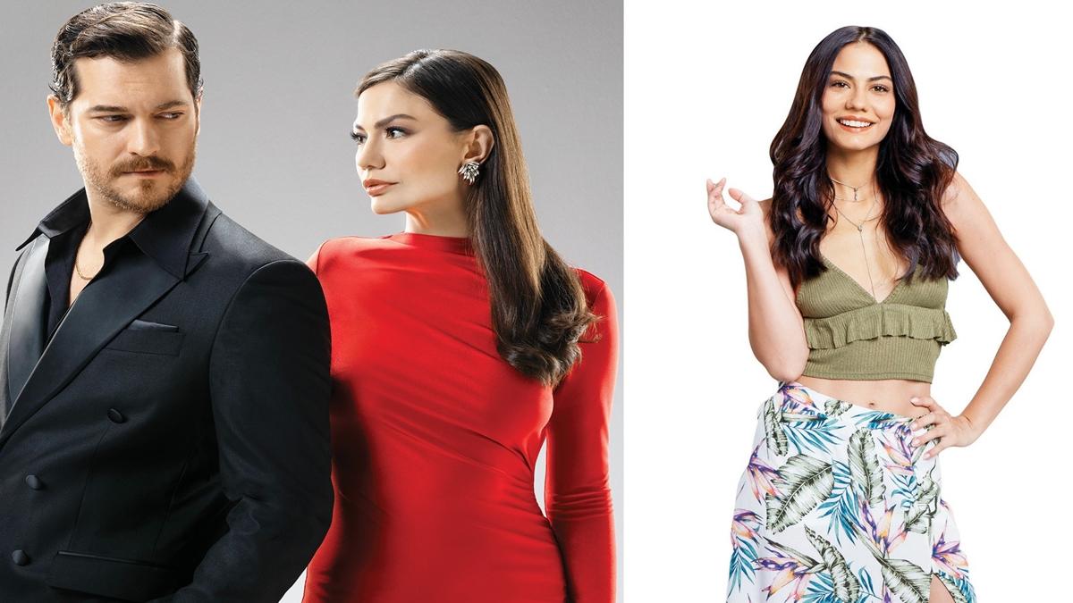 Demet zdemir  Eref Rya dizi  kazanl reklam anlamas fotoraflar resimleri