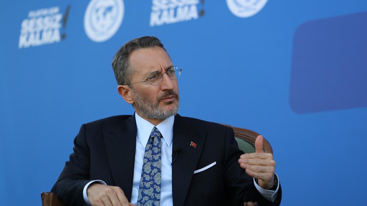 letiim Bakan Altun: Er ya da ge hakikat kazanacak, zalimler yenilecek