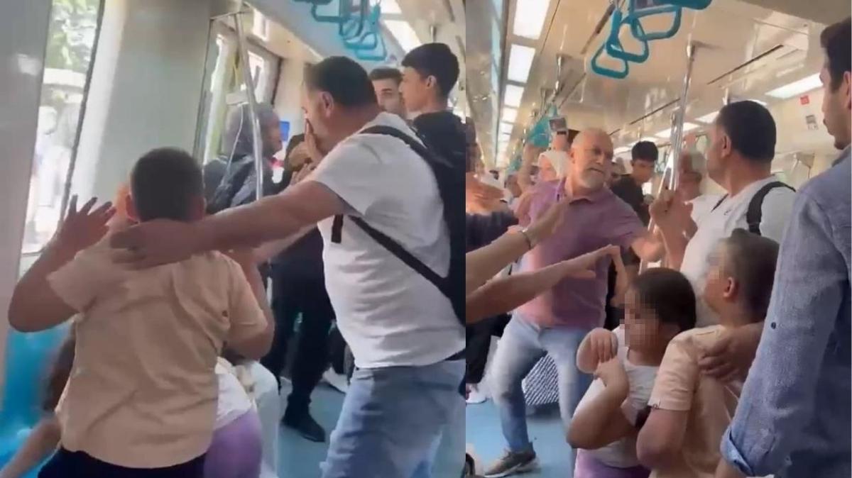 Babaya ocuklarnn yannda yumruk! Saldrgan iin karar verildi