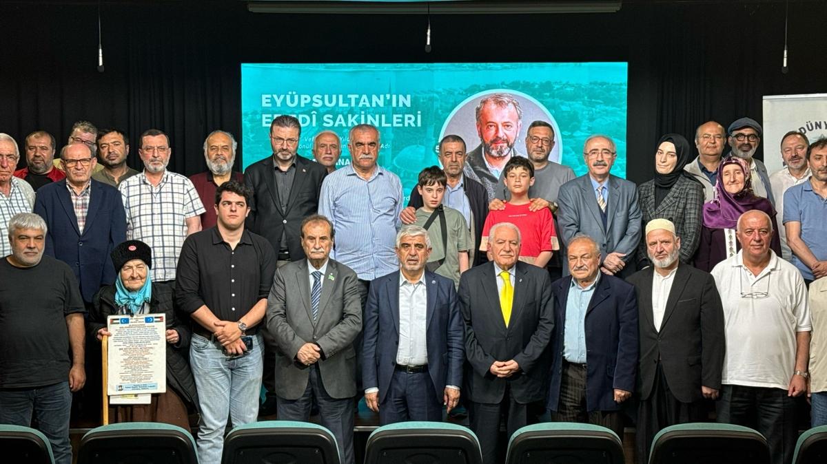 Mevlna dris, vefatnn 3. ylnda Eypsultan'da anld