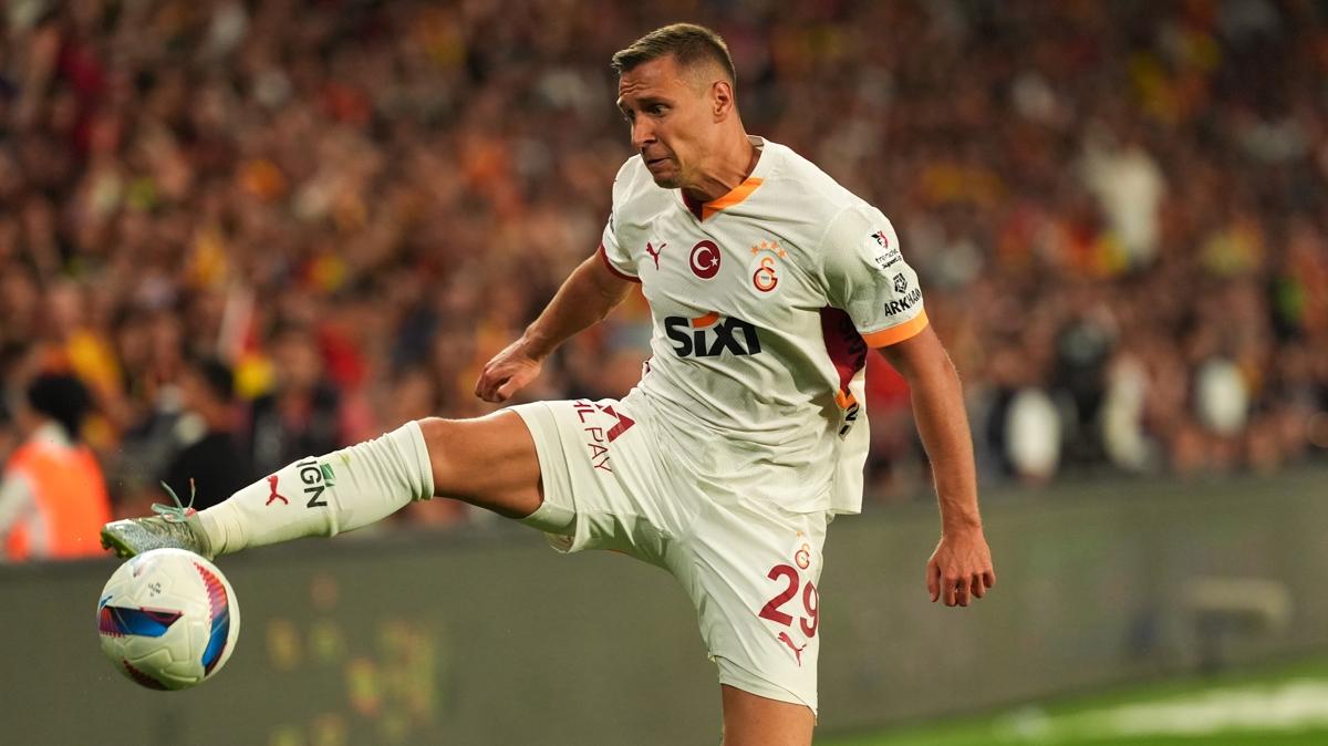 Galatasaray'n en agresif ismi Frankowski oldu