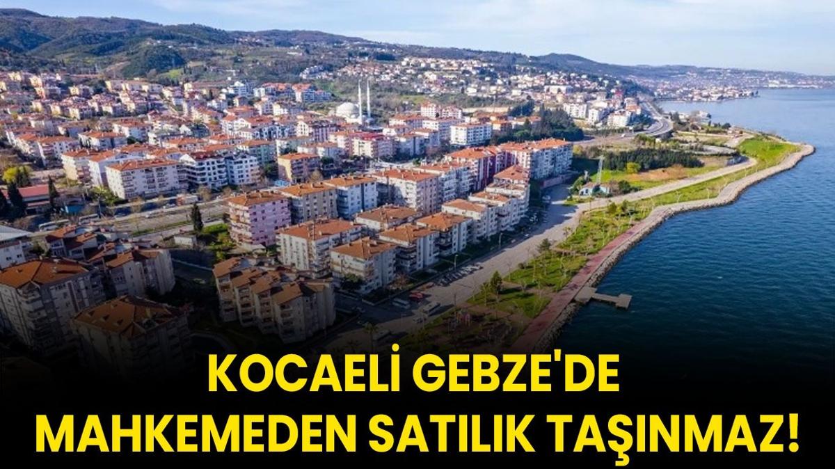 Kocaeli Gebze'de mahkemeden satlk tanmaz!