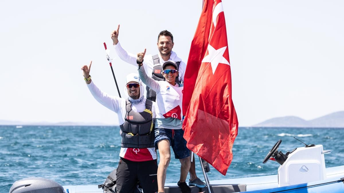 Milli yelkencilerden 1 altn ve 1 bronz madalya