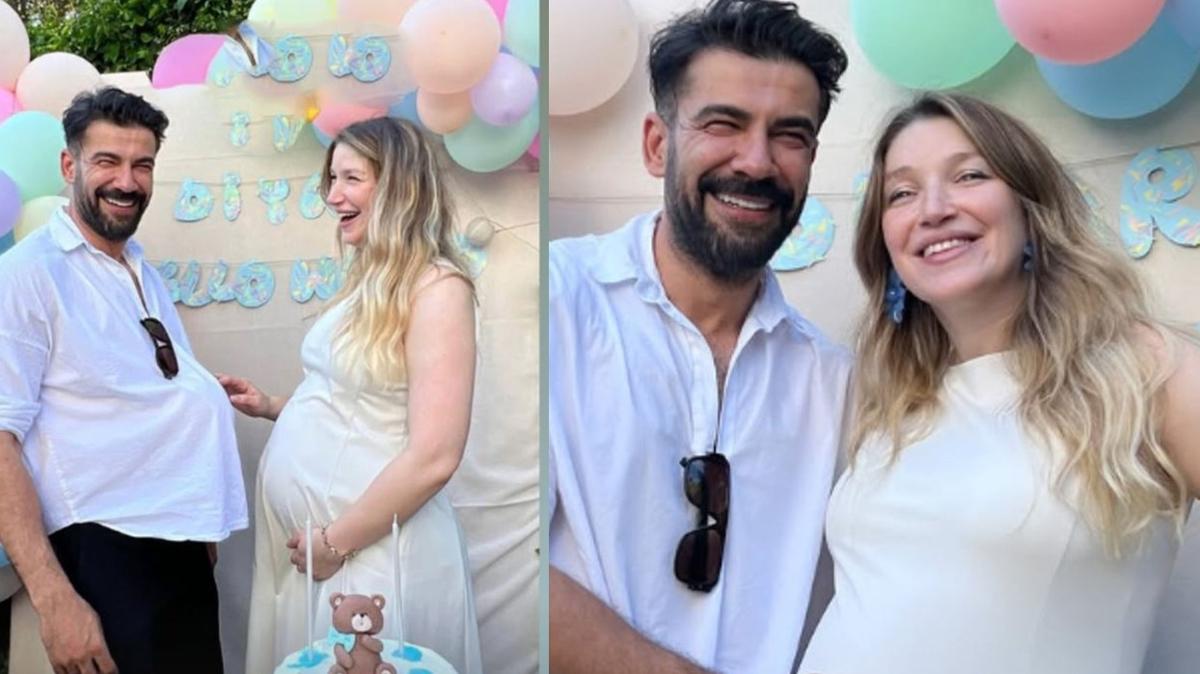 Rzgar Aksoy baby shower partisi dzenledi... Yldz ar Atiksoy kz ile katld