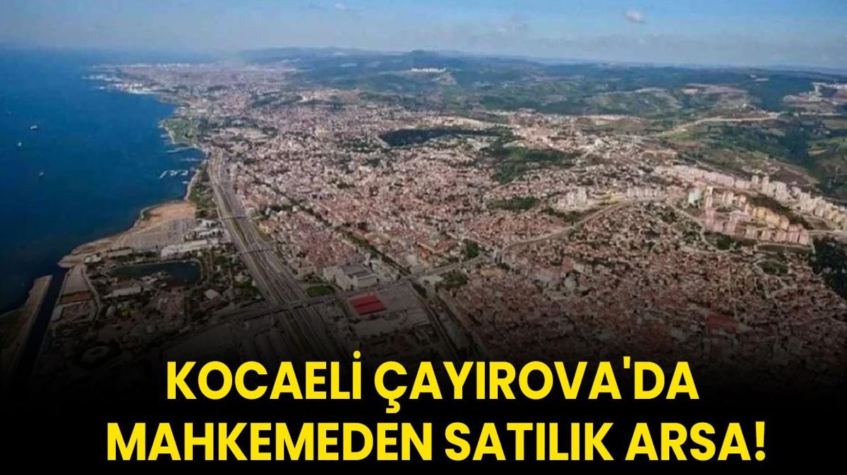 Kocaeli ayrova'da mahkemeden satlk arsa!