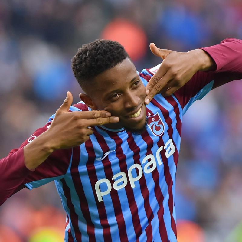 Trabzonspor'un en golc oyuncusu Simon Banza oldu