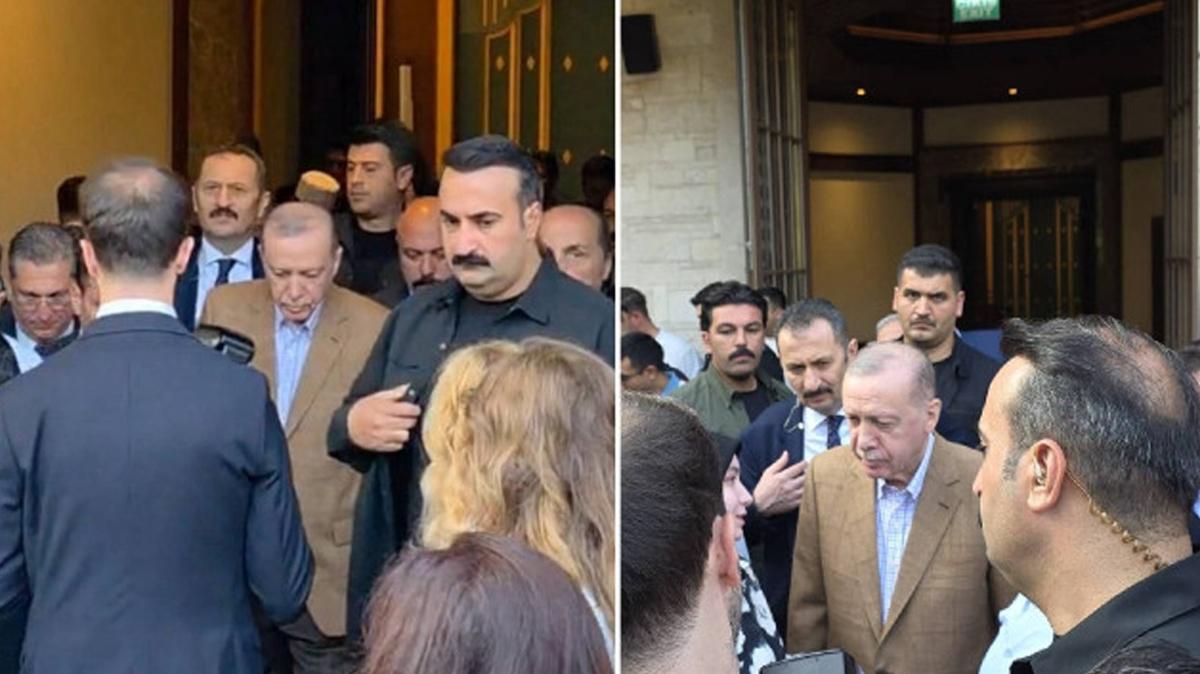Bakan Erdoan bayram namazn Mula'da kld