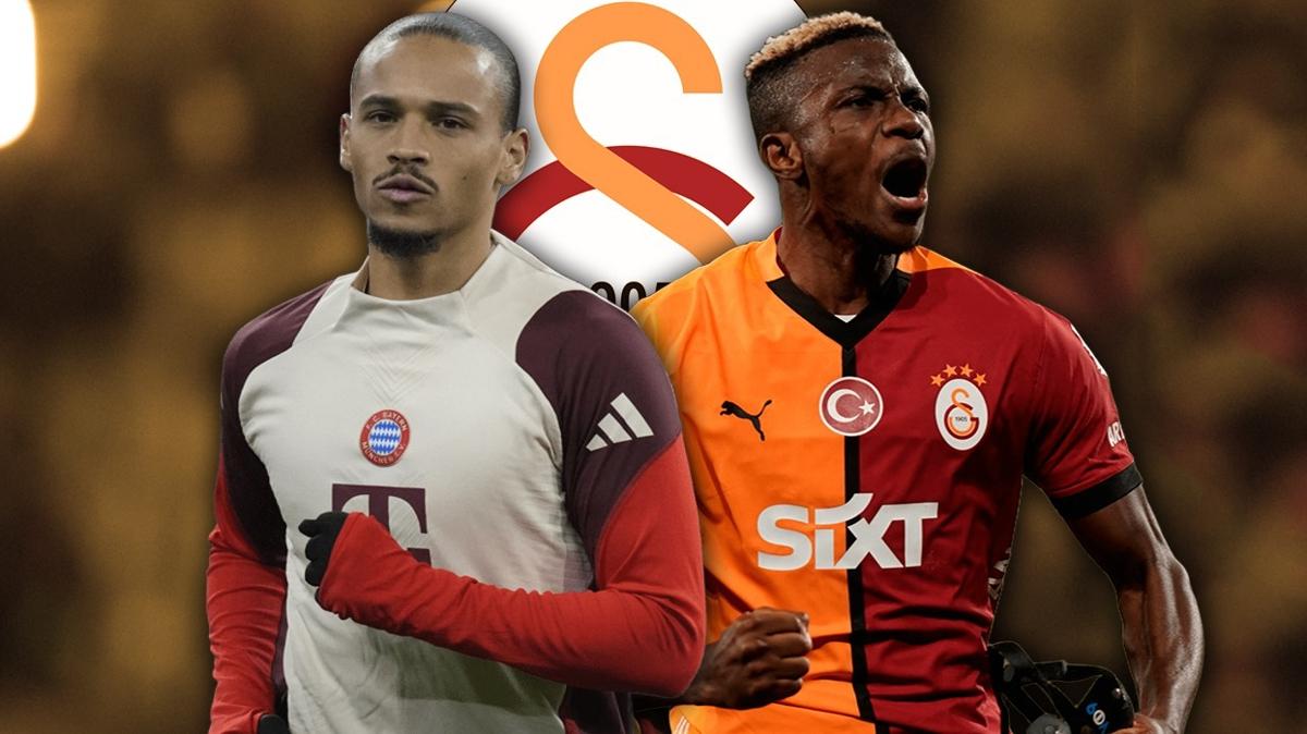 Victor Osimhen'in yannda Leroy Sane de geliyor! Galatasaray'dan ifte transfer bombas