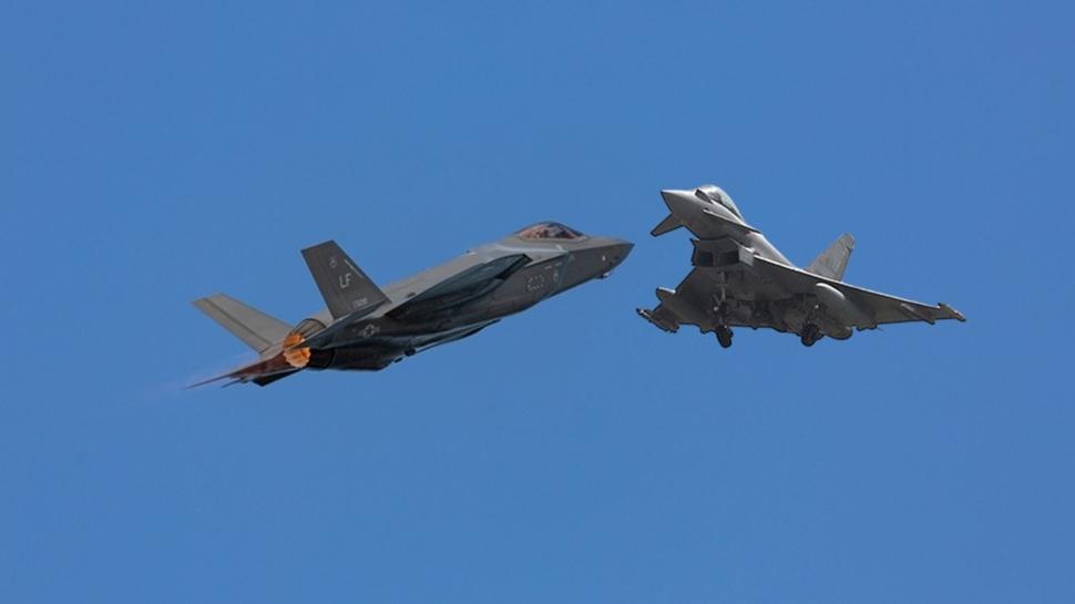 F-35 sat iptal oldu Eurofighter'lara yeil k!
