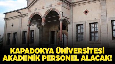 Kapadokya niversitesi Akademik Personel alacak!