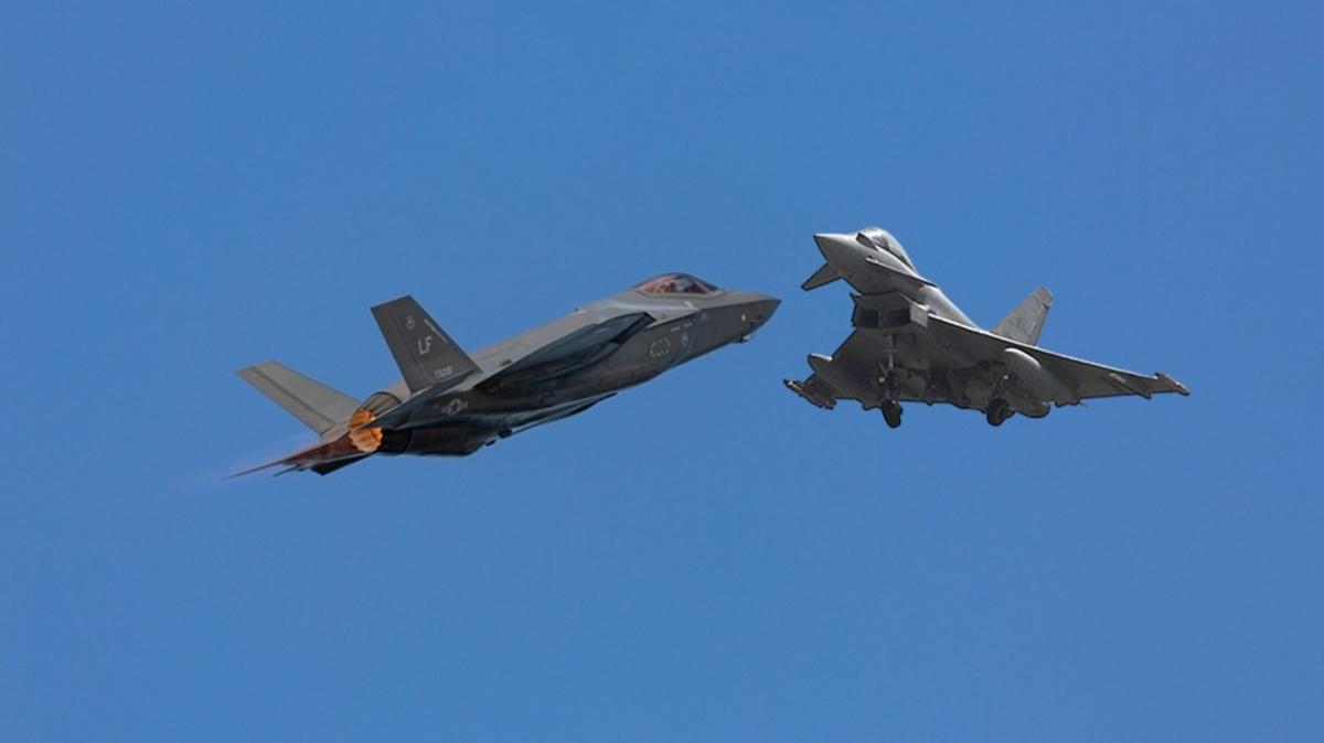 F-35 sat iptal oldu Eurofighter sava uaklar geliyor