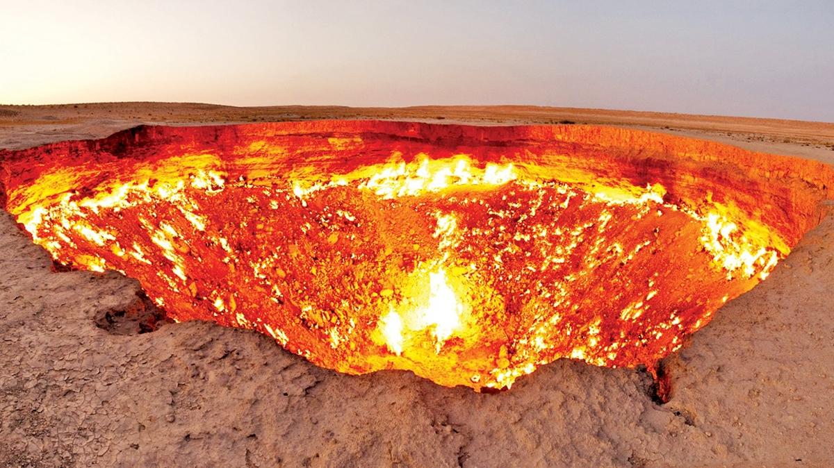 Yaklak 50 yldr aralksz yanyordu! Cehenneme Alan Kap artk snyor