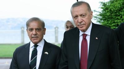 Bakan Erdoan, ahbaz erif ile grt