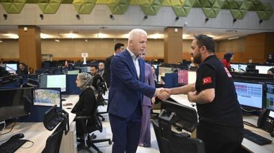 stanbul Valisi Davut Gl'den bayram ziyaretleri