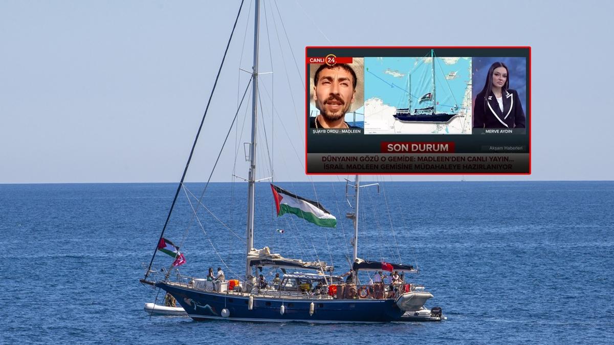 zgrlk Filosu Madleen Gazze yolunda! Trk Aktivistten 24'e zel aklama