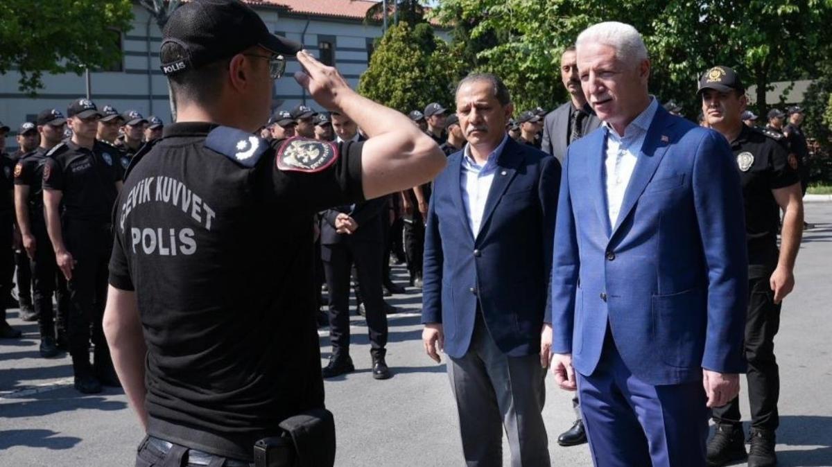 Vali Gl'den evik Kuvvet'e bayram ziyareti