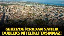 Kocaeli Gebze'de icradan satlk dubleks nitelikli tanmaz!