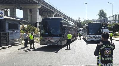 Byk stanbul Otogar'nda bayram denetimi