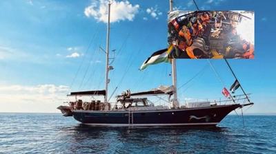 Soykrmc askerler Madleen'e saldrd! Aktivistler srail'e karld