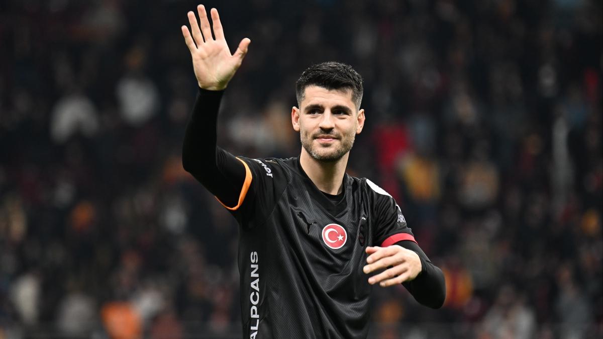 Galatasaray'da Alvaro Morata belirsizlii! Takma veda edebilir