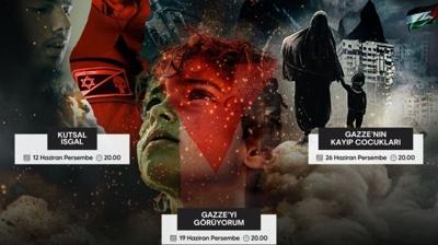 Avluda Sinema Gnleri Filistin'le balyor
