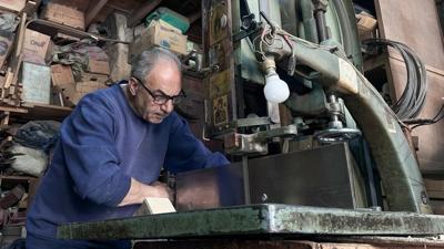 aml ustalarn asrlardr sabrla koruduu sanat: Ahap mozaik