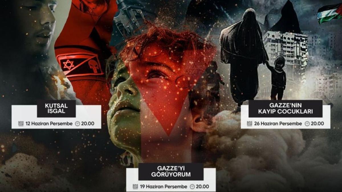 Avluda Sinema Gnleri Filistin'le balyor