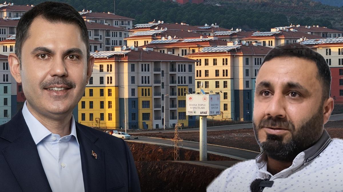 Bakan Kurum'dan Hassa paylam: Devlet bize ev deil, yuva iinde yuva yapt