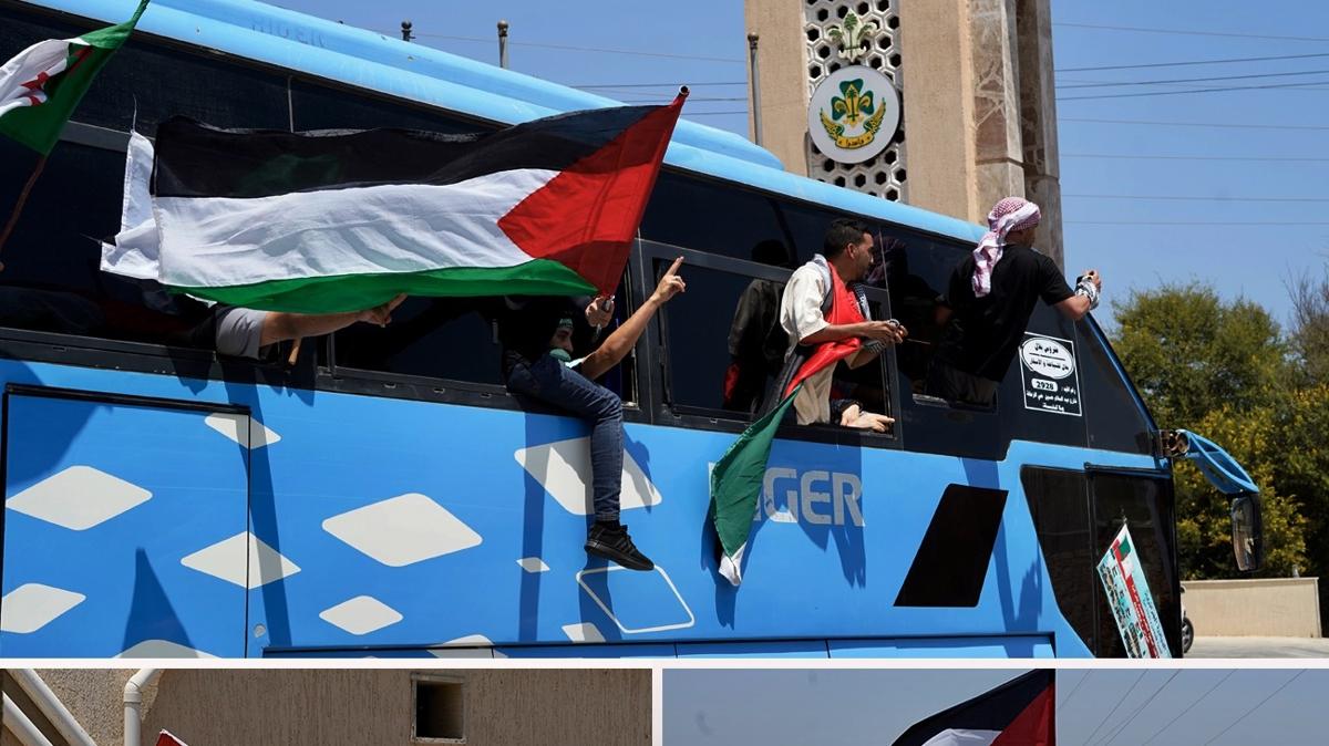 Ykleri insanlk rotalar Gazze! Marib, Zaviye'ye ulat