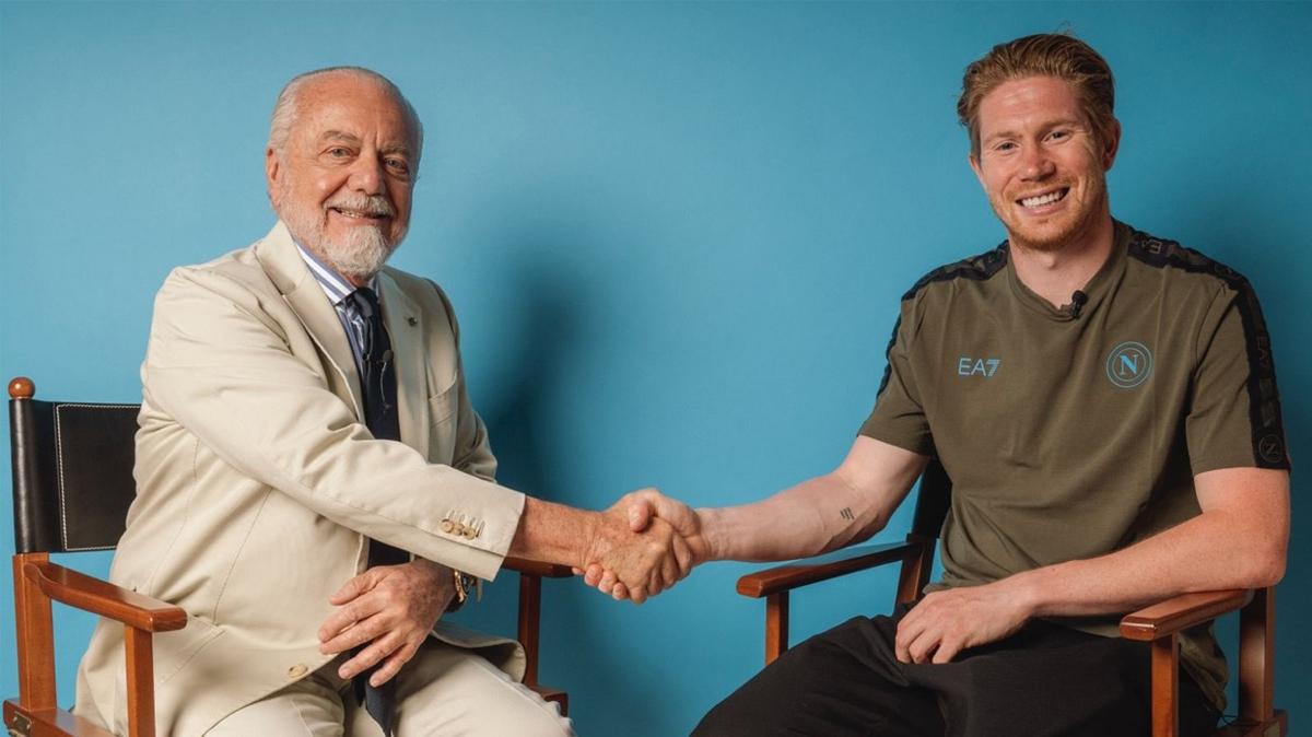 Kevin De Bruyne resmen Napoli'de!