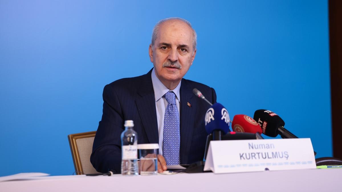 TBMM Bakan Numan Kurtulmu'tan Trk dnyasna ar: Yeni bir kresel sistem ina edelim