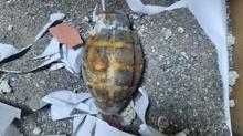 Ardahan'daki kaz almasnda el bombas bulundu