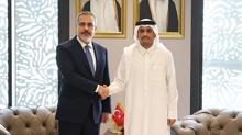 Bakan Fidan, Katar Babakan Al Sani ile grt