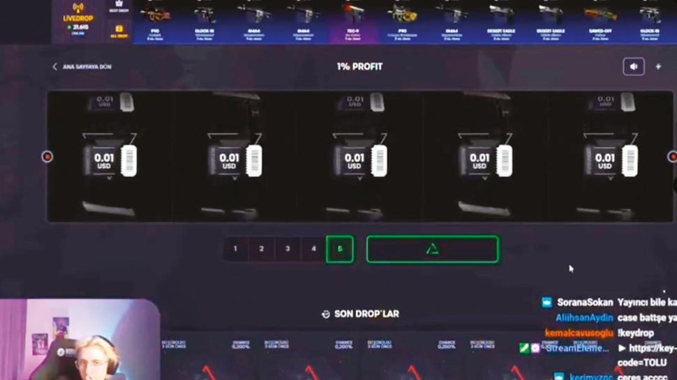 Fenomenlere key drop' baskn