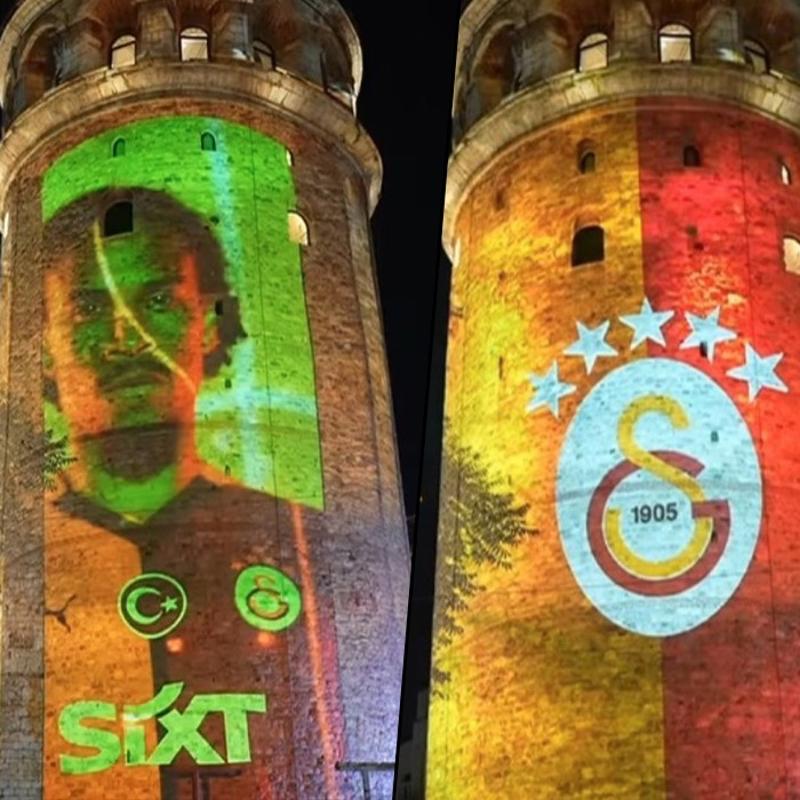 Galata Kulesi'nde k ov! Galatasaray Leroy Sane'yi byle duyurdu