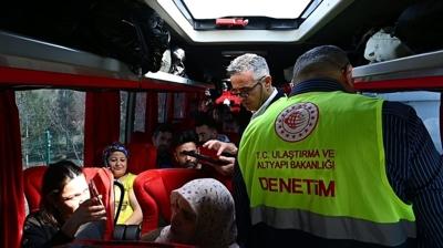 Bayramda 40 bin sefer denetlendi; 25,8 milyon ceza kesildi