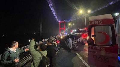 FSM Kprs'nde zincirleme kaza! l ve yarallar var