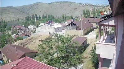 Sivas'ta 4 byklnde deprem! O anlar kameralara yansd